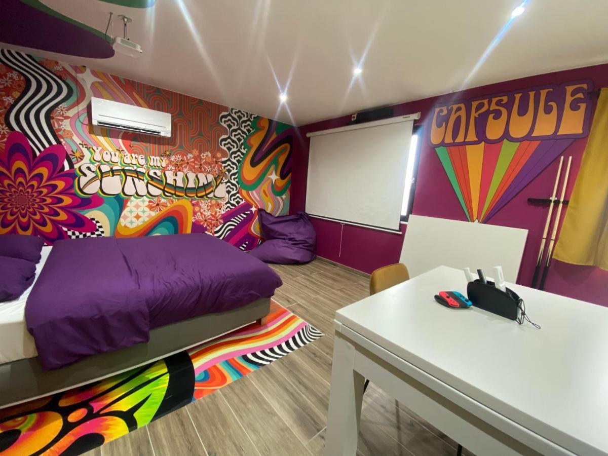 Capsule Groovy-Jacuzzi-Sauna-Billard-Netflix- Nintendo Switch & Jeux Mons Extérieur photo